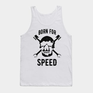 Motorcycle Speed Motorcyclist Gift Tank Top